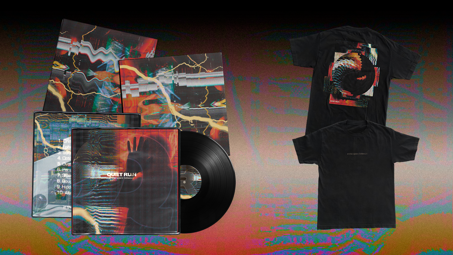 In the Space Between vinyl and T-shirt bundle